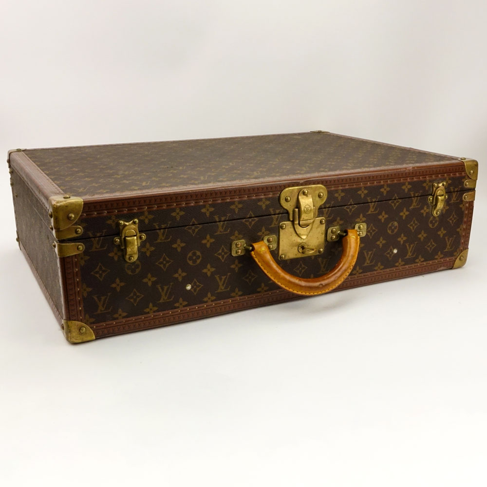 Vintage Louis Vuitton Monogram Canvas Hardside Suitcase