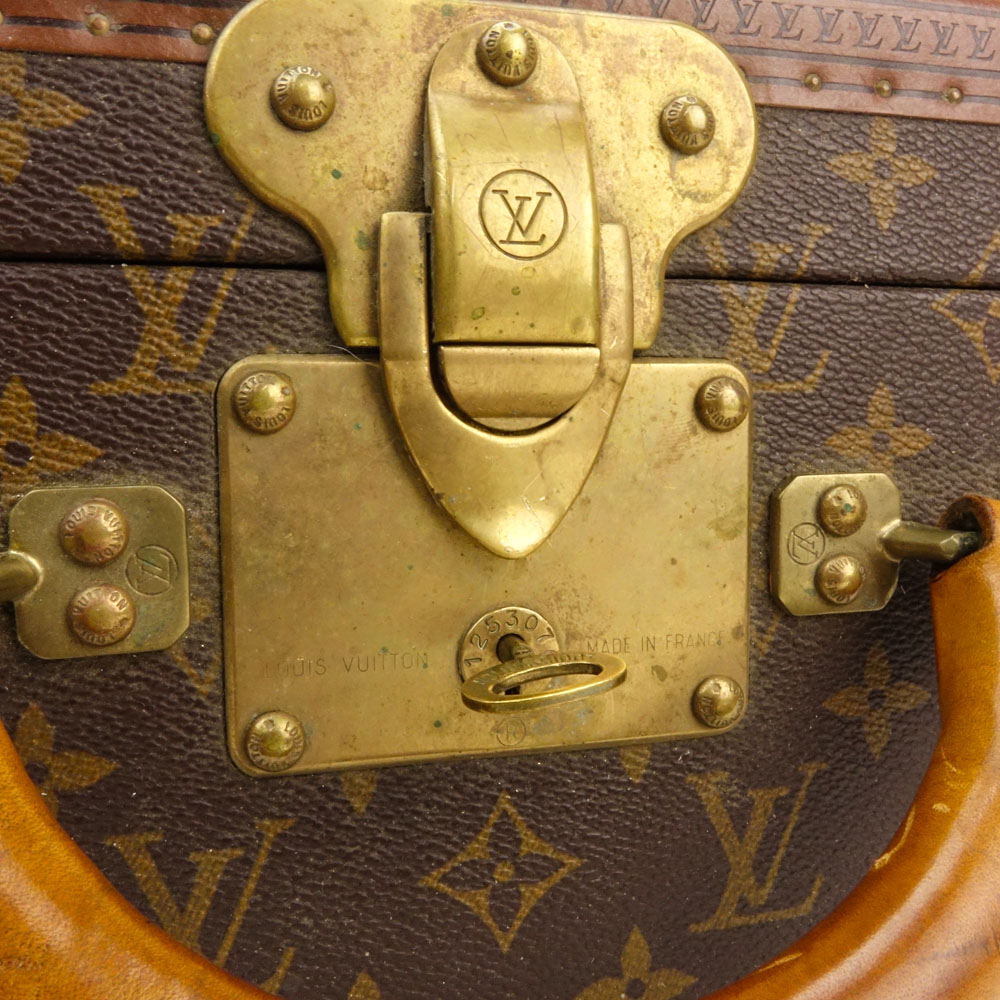 Vintage Louis Vuitton Monogram Canvas Hardside Suitcase