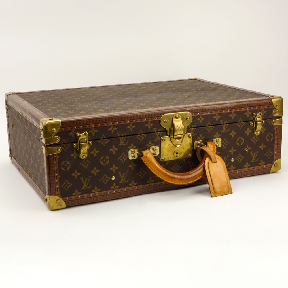 Vintage Louis Vuitton Monogram Canvas Hardside Suitcase