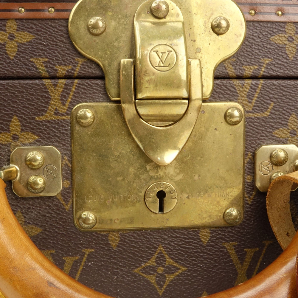 Vintage Louis Vuitton Monogram Canvas Hardside Suitcase