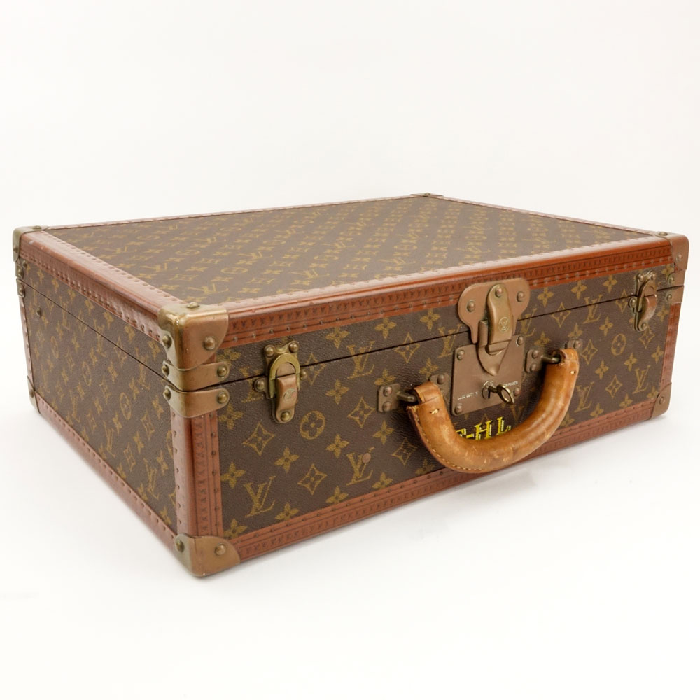 Vintage Louis Vuitton Monogram Canvas Hardside Suitcase