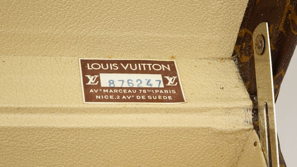 Vintage Louis Vuitton Monogram Canvas Hardside Suitcase