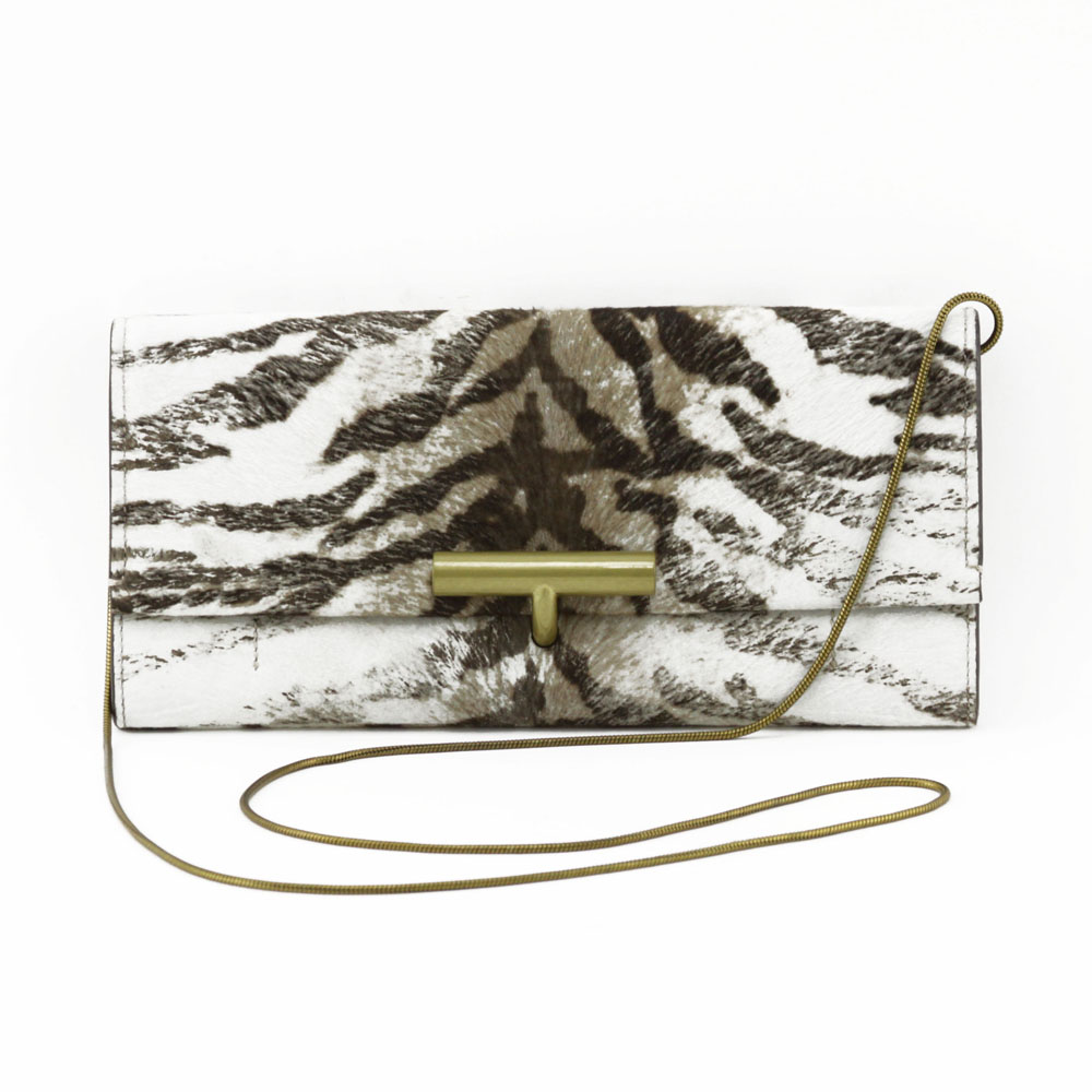 Reed Krakoff Dyed Calf Hair Clutch Purse