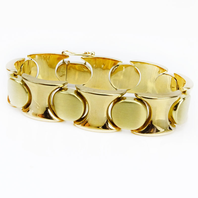 Vintage 14 Karat Yellow Gold XO Bracelet