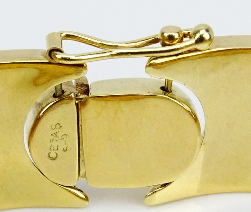 Vintage 14 Karat Yellow Gold XO Bracelet