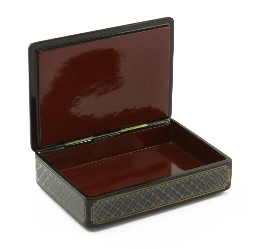 20th Century Russian Lacquer Box, Policeman and Prisoner