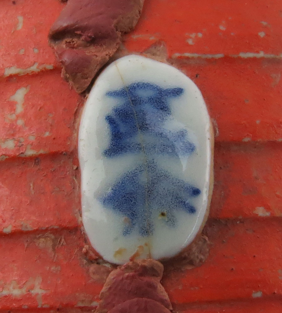 19th Century Japanese Sumida Gawa High Relief Pottery Cup