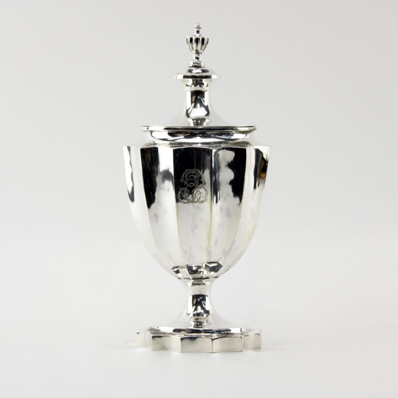 Late 18th Century American (Federal Period) Silver Sugar Urn, Joseph Richardson Jr