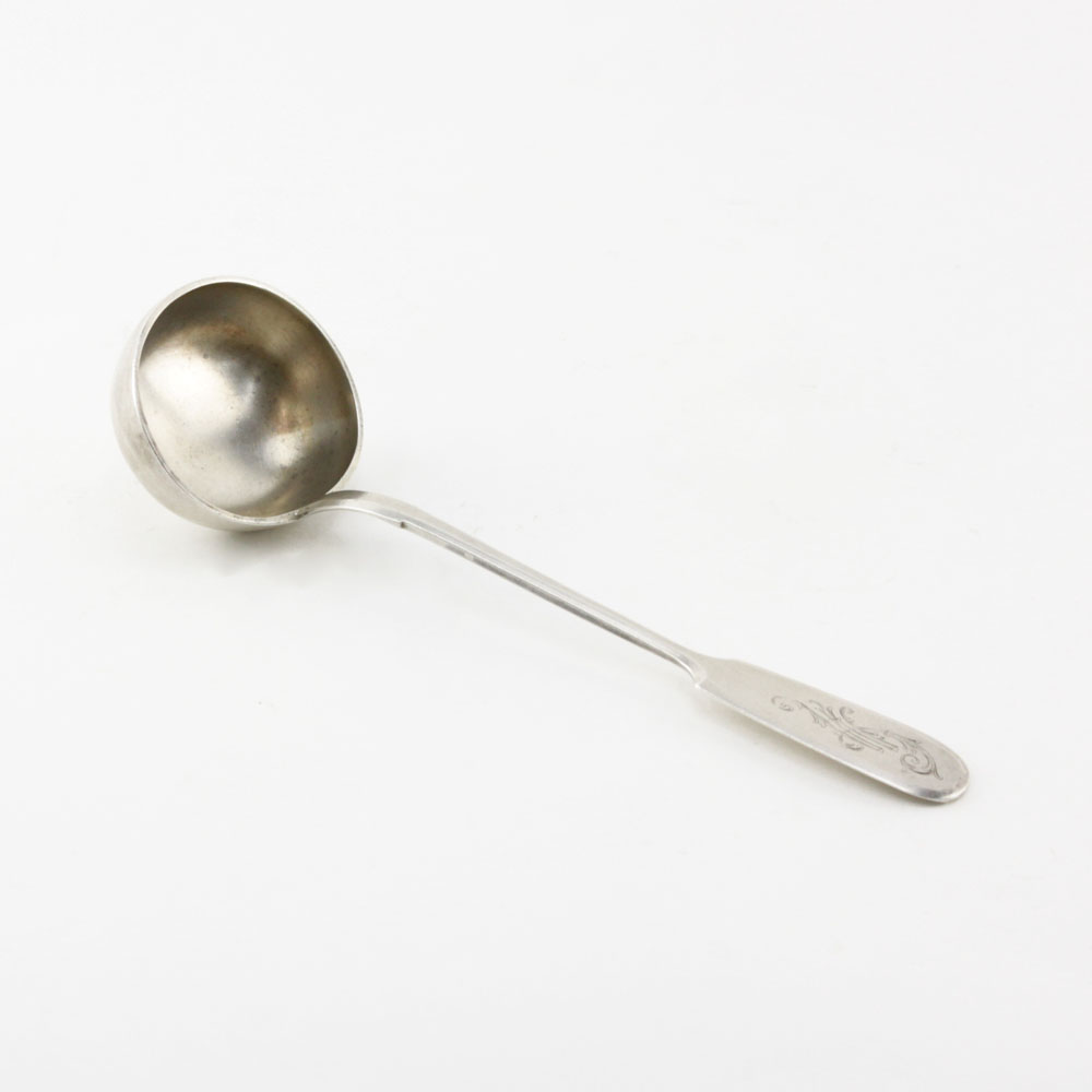 Antique Morozov Russian Silver Ladle