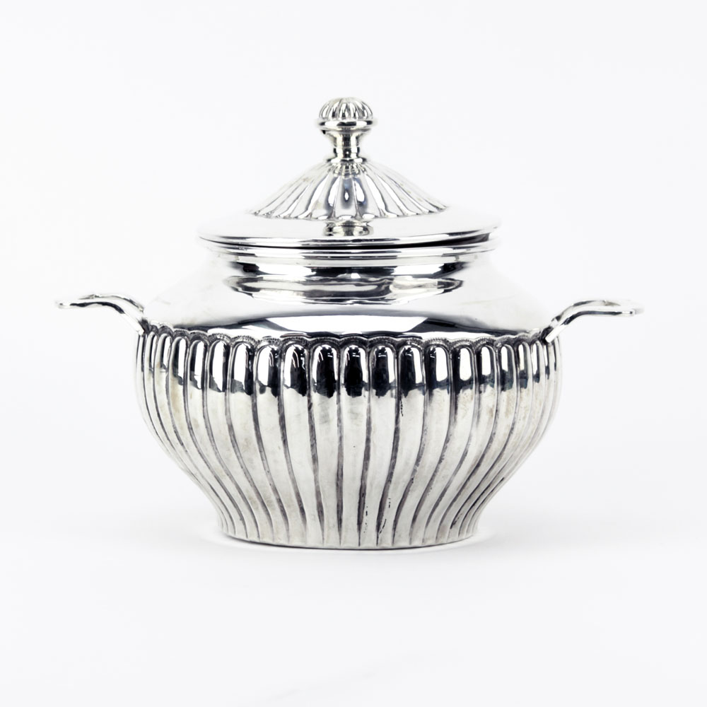 Vintage Colombian Florentina 900 Silver Tureen