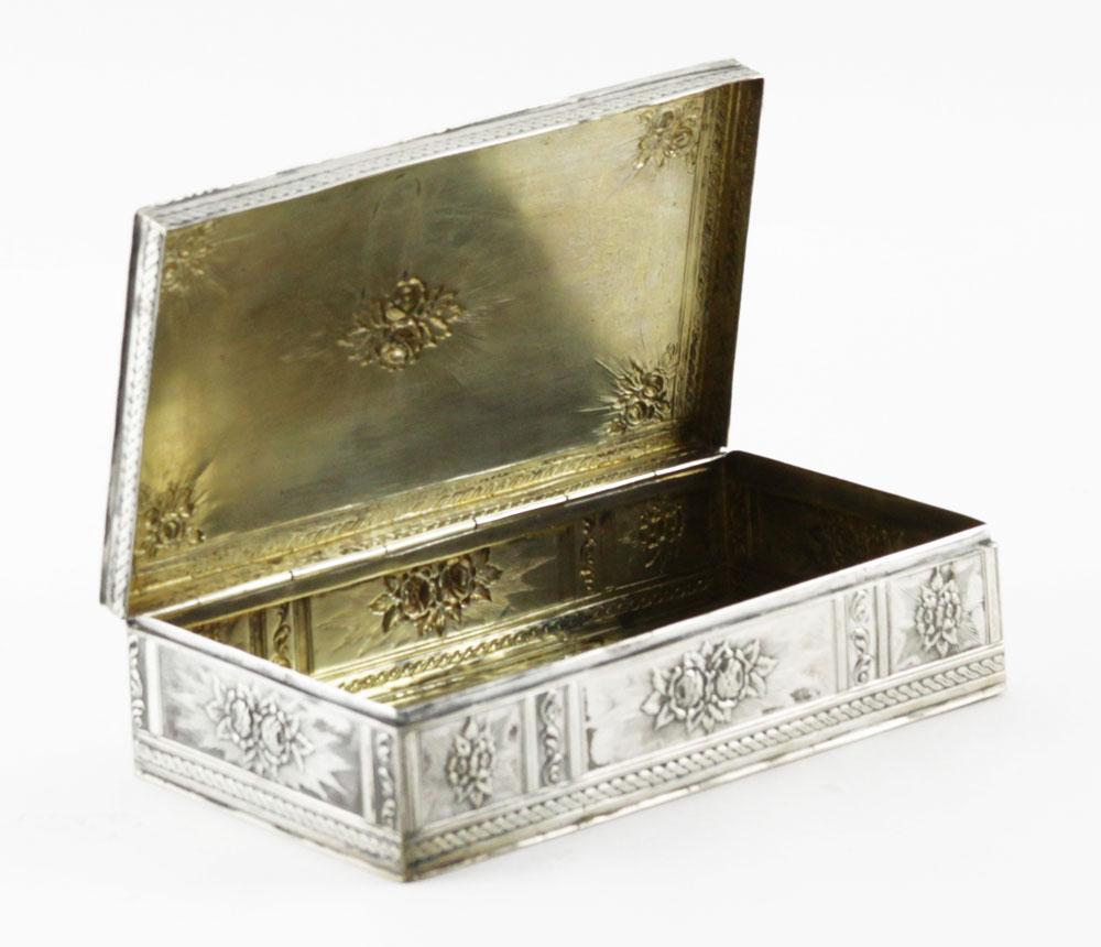 Antique German 800 Silver Box