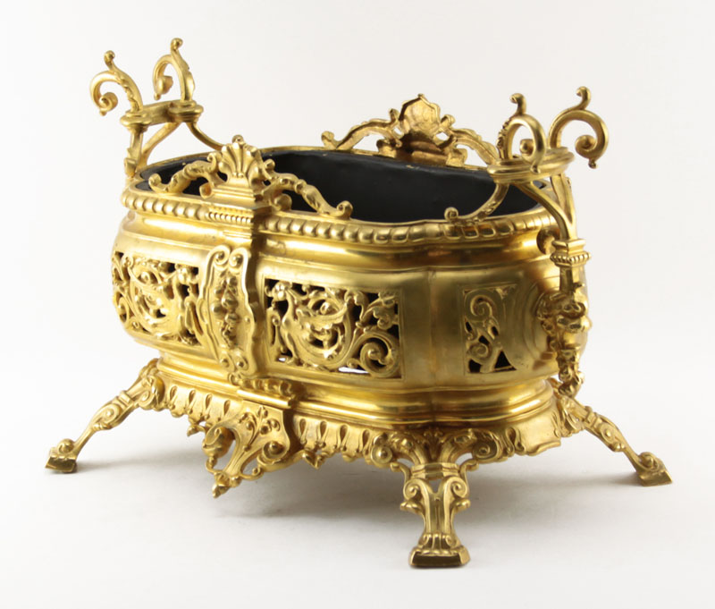 Antique Gilt Bronze Jardiniere