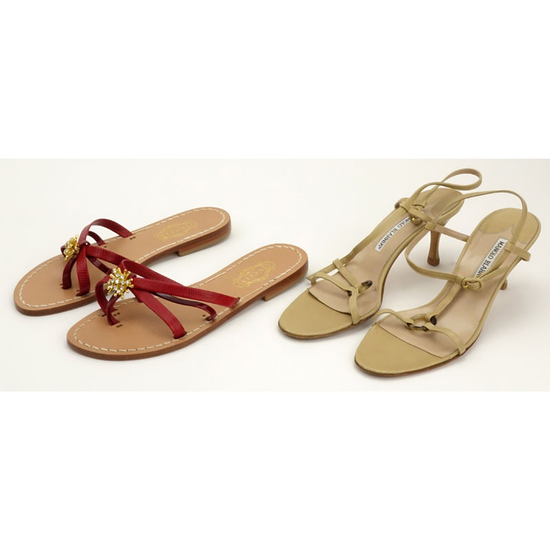 Grouping of Two (2) Women's Designer Footwear