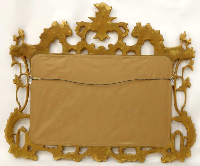 Large Decorative Giltwood Mirror