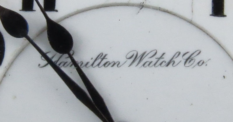 Rare Antique Hamilton Watch Co. "Thomas Fitzgerald" Gold Filled Open Face Pocket Watch