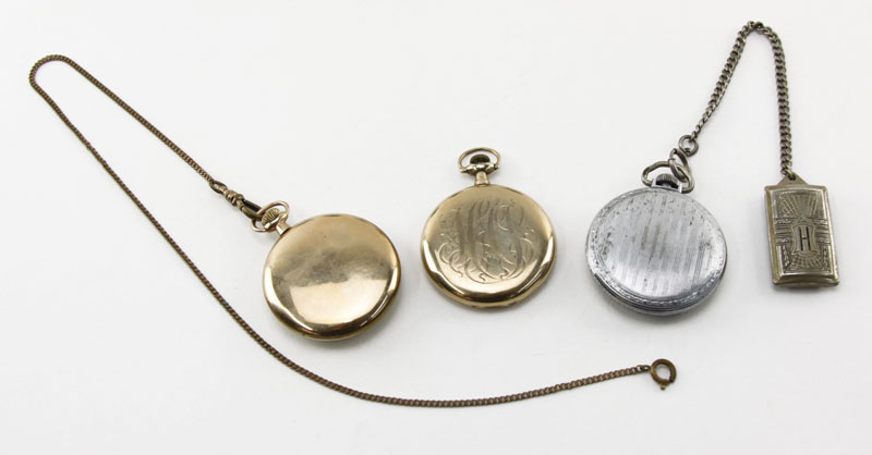 Grouping of Seven (7) Antique to Vintage Pocket Watches