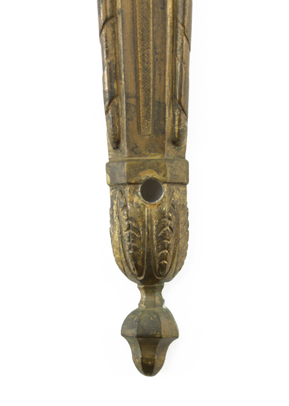 19/20th Century Gilt Bronze 2-Arm Wall Sconces