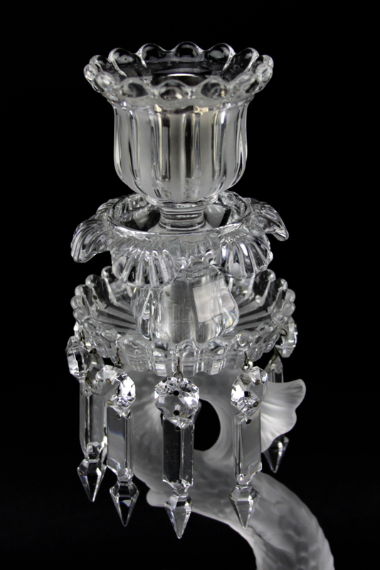 Baccarat Dauphin Candlestick