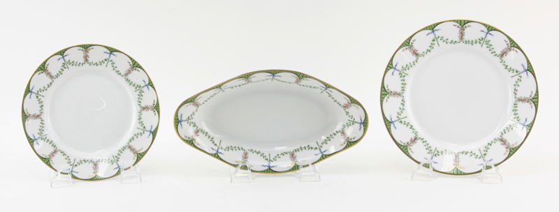 One Hundred Sixty (160) Limoges Raynaud Ceralene "Festivities" Dinnerware