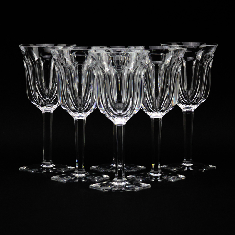 Twenty-Four (24) Baccarat "Malmaison" Red Wine Glasses