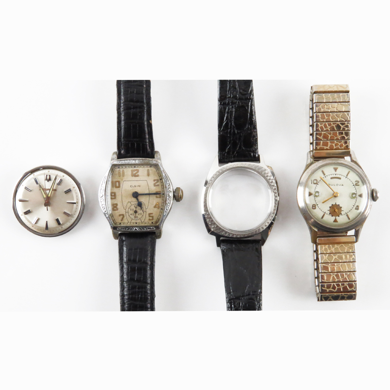 Grouping of Four (4) Vintage Timepieces