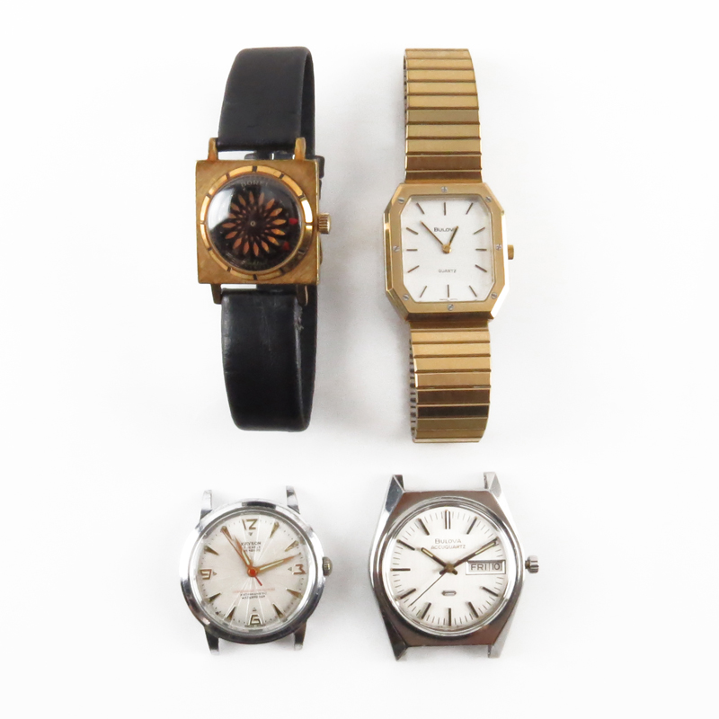 Grouping of Four (4) Vintage Timepieces