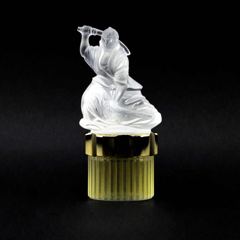 Lalique France Limited Edition "Samourai"  Flacon Collection Perfume Bottle