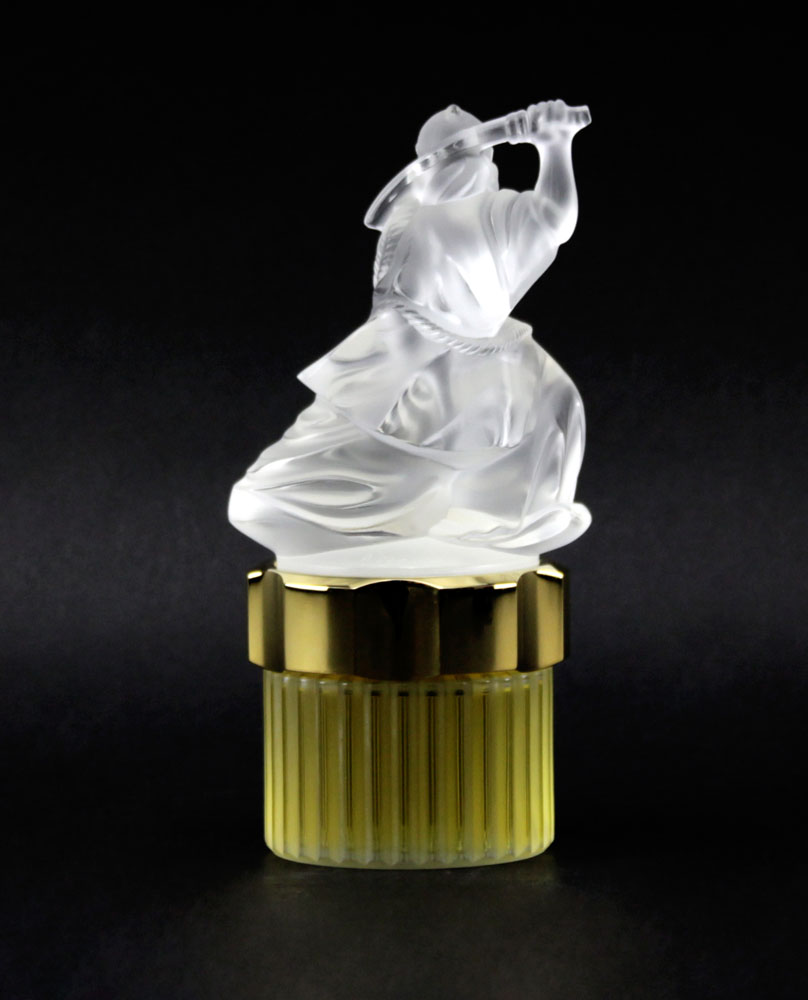 Lalique France Limited Edition "Samourai"  Flacon Collection Perfume Bottle