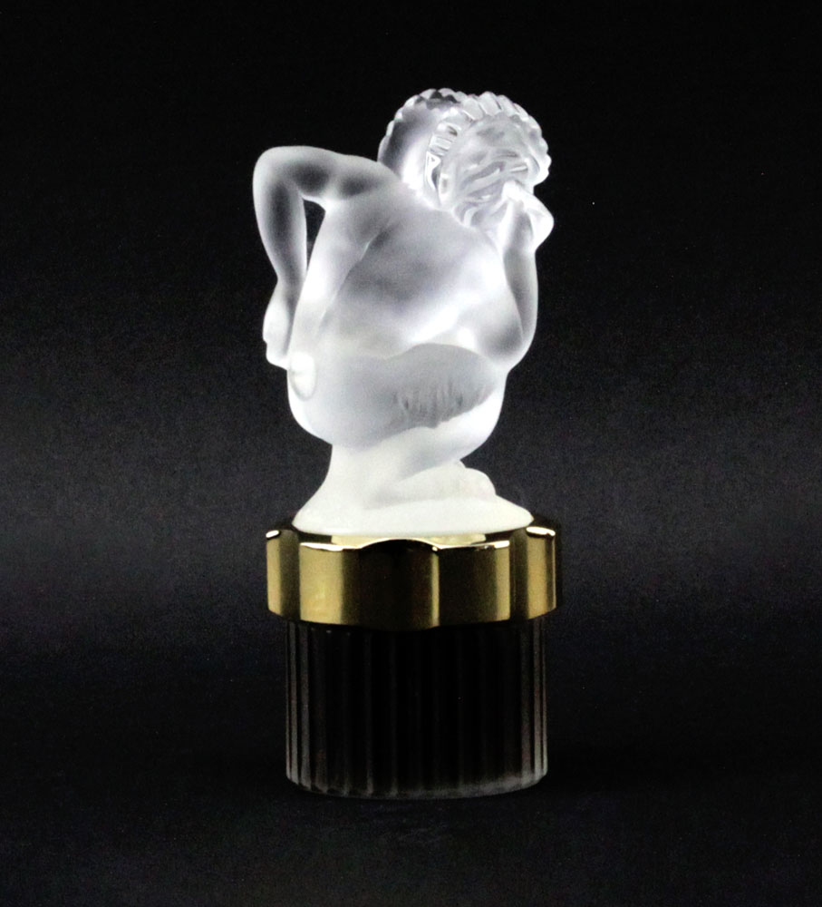 Lalique France Limited Edition "Faun Mascot"  Flacon Collection Perfume Bottle