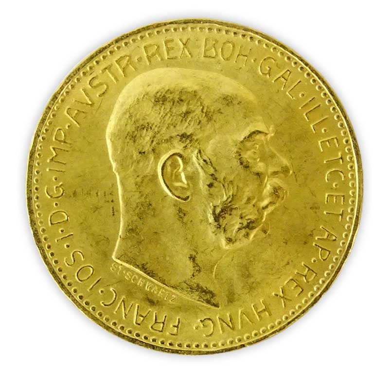 1915 Austrian 20 Corona Gold Coin