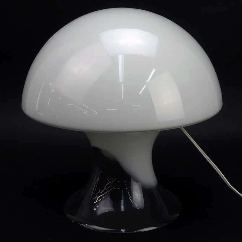 Modern Hand Blown Murano Mushroom Lamp by Gino Vistosi