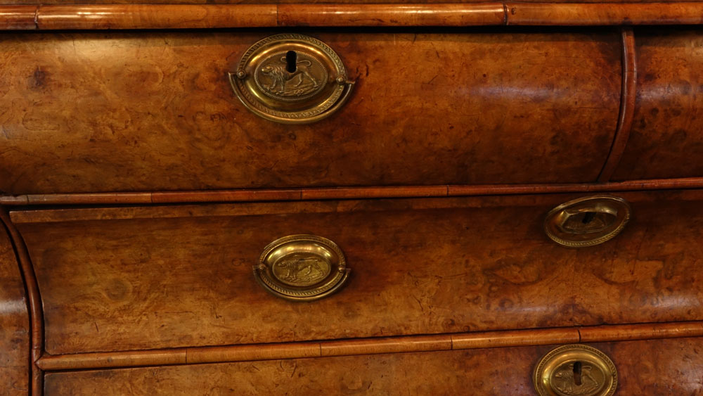 Monumental 18/19th Century Dutch Burl Walnut Kast