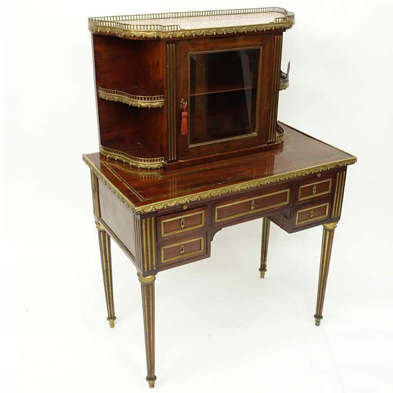 19th Century French Louis XVI Style "Bonheur du Jour" Lady's Writing Desk