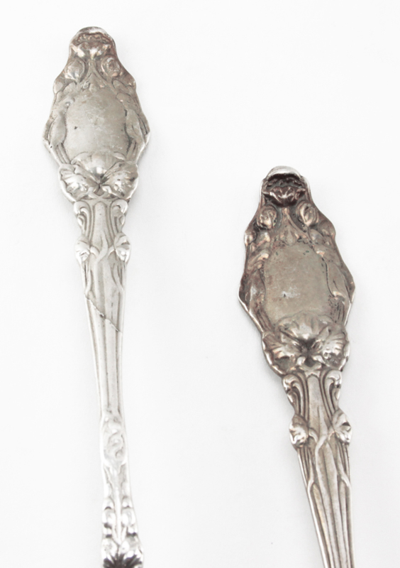 Art Nouveau Sterling Silver Serving Set