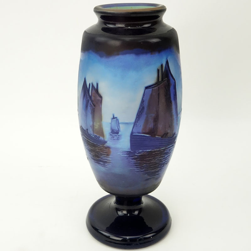 Galle Cameo Glass Vase