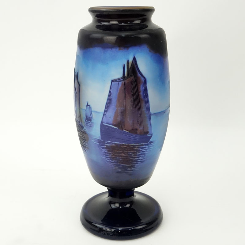 Galle Cameo Glass Vase