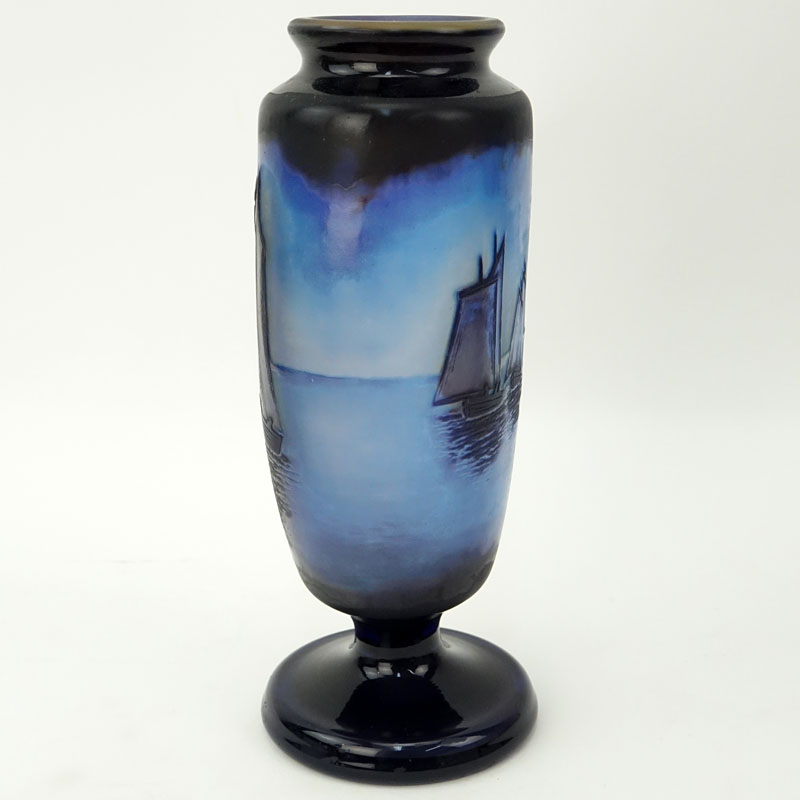 Galle Cameo Glass Vase