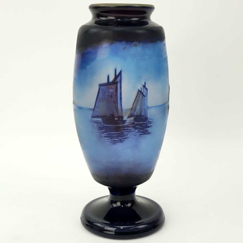 Galle Cameo Glass Vase