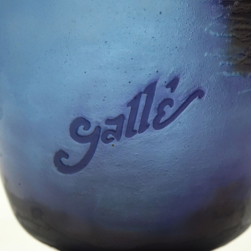 Galle Cameo Glass Vase