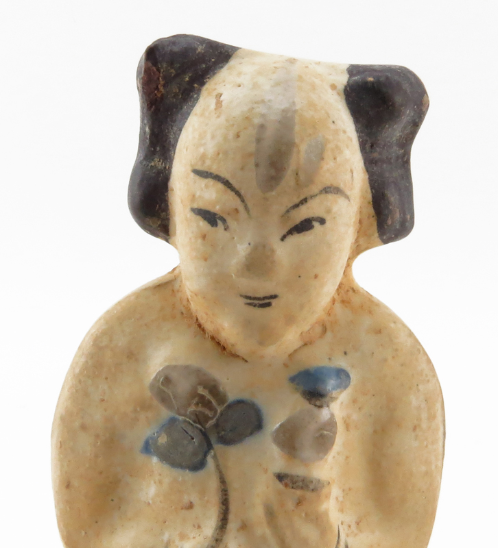 Early Chinese Erotic Pottery Figure