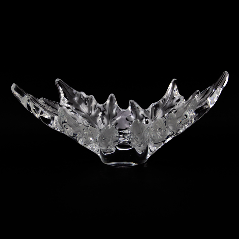 Lalique Crystal "Champs Elysees" Centerpiece Bowl