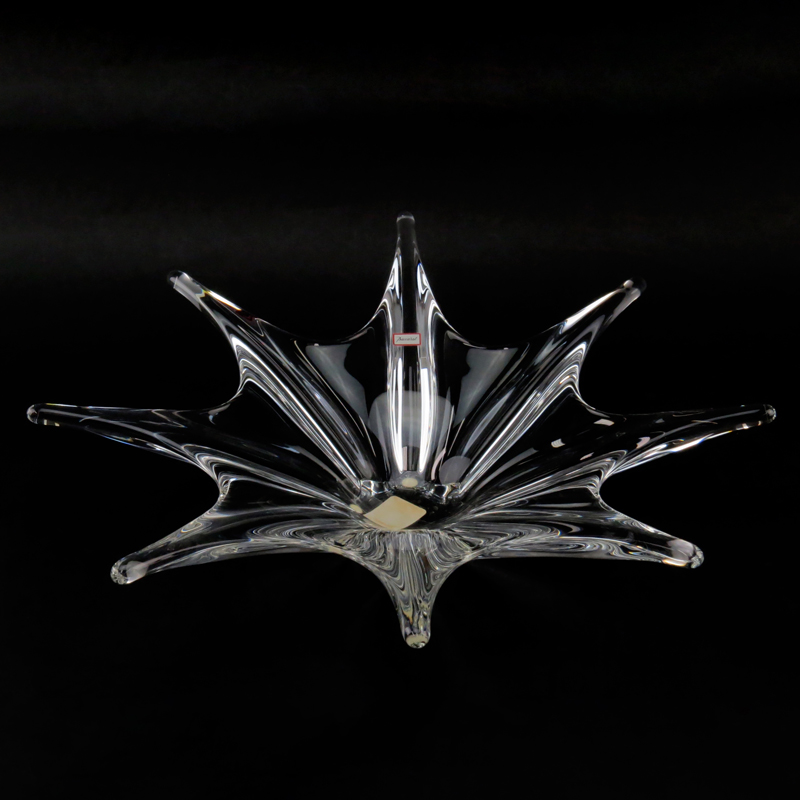 Baccarat "Stella Starfish" Crystal Art Glass Centerpiece in Original Box #722412