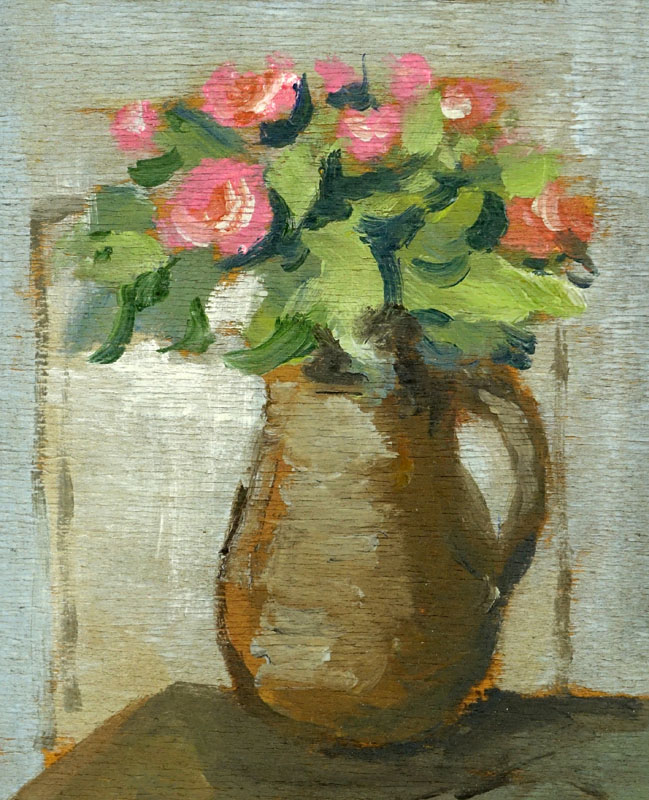 Oil on Board "Still Life". Bears signature E. Vuillard