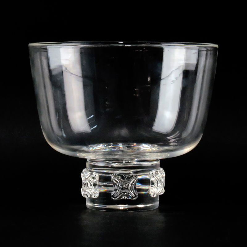 Steuben Clear Crystal Centerpiece Bowl