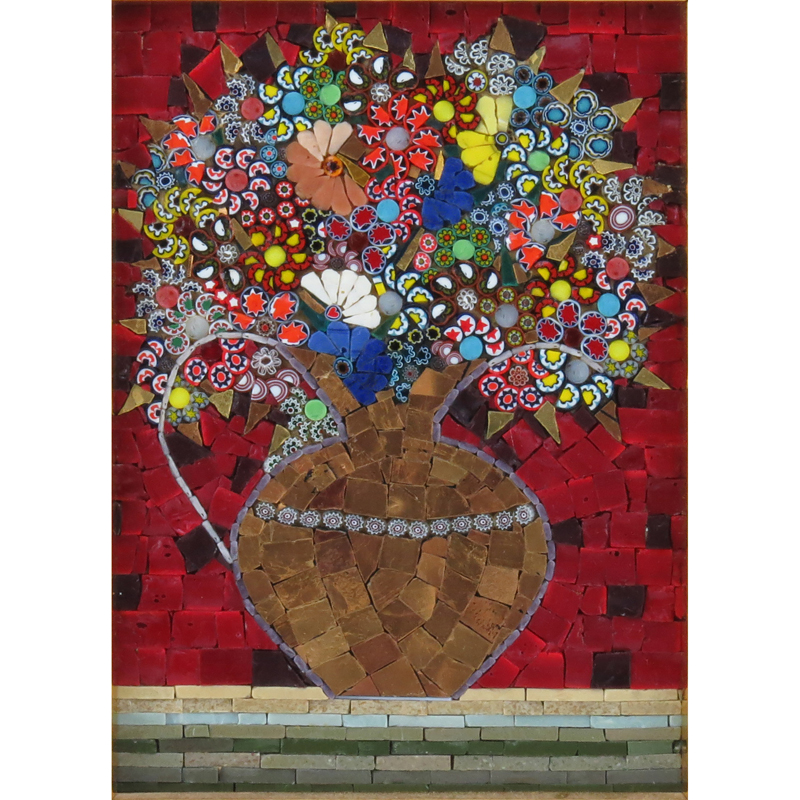 Studio Del Mosaico Italian Millefiori Micro Mosaic Still Life