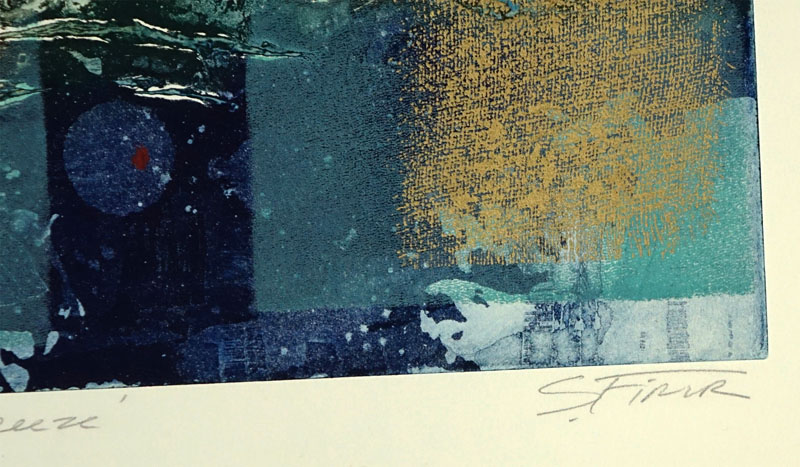 Grouping of Two (2) Serge Firer, Russian/Canadian (b-1954) "Nordic Poems" and "Breeze" Hand Colored Etchings