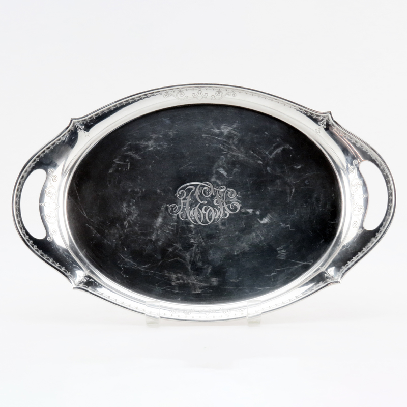 Gorham Sterling Silver Handled Tray