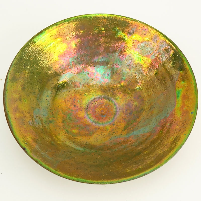 Beatrice Wood, American (1893-1998) Iridescent glazed earthenware bowl