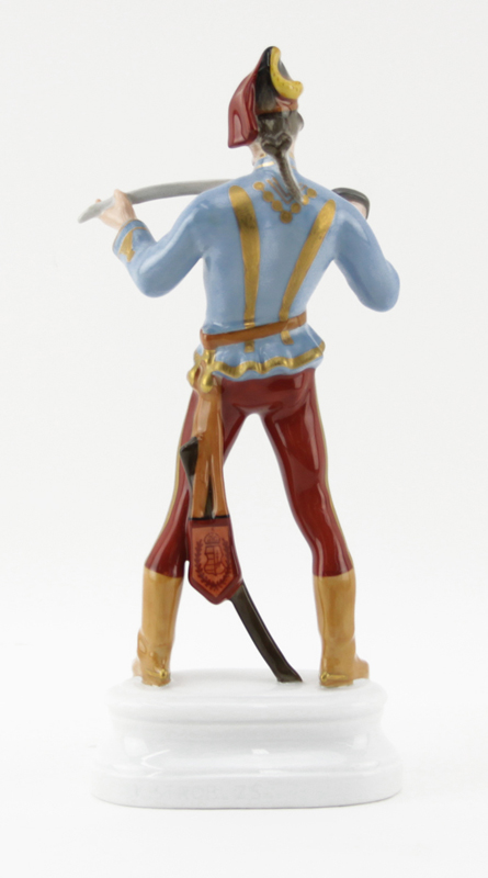 Herend Hadik Hussar Soldier Porcelain Figurine #5526