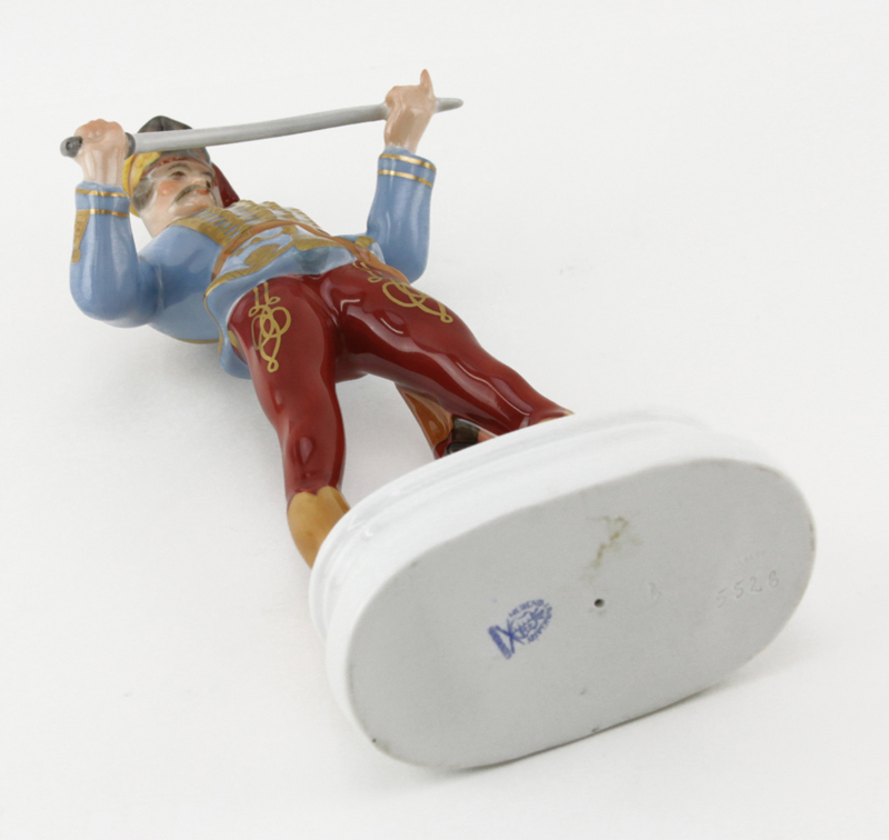 Herend Hadik Hussar Soldier Porcelain Figurine #5526